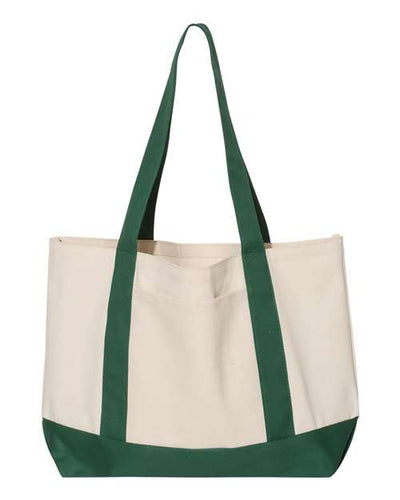 Liberty Bags 8869 Natural/ Forest — front