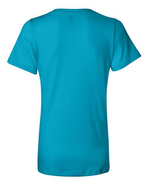 BELLA + CANVAS 6405 Turquoise — back