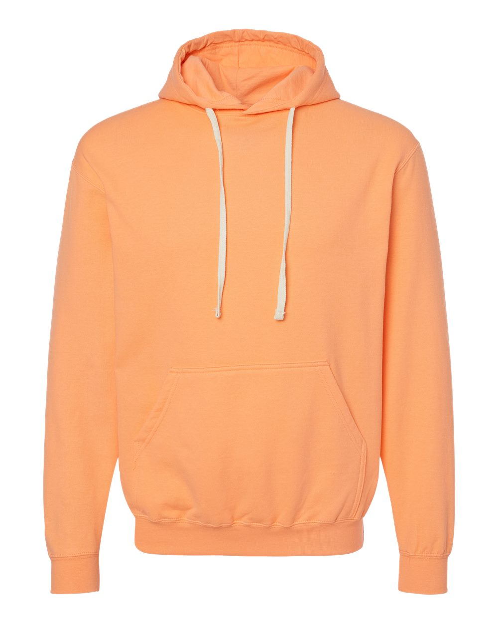 Unisex Fleece Pullover Hoodie - Cantaloupe