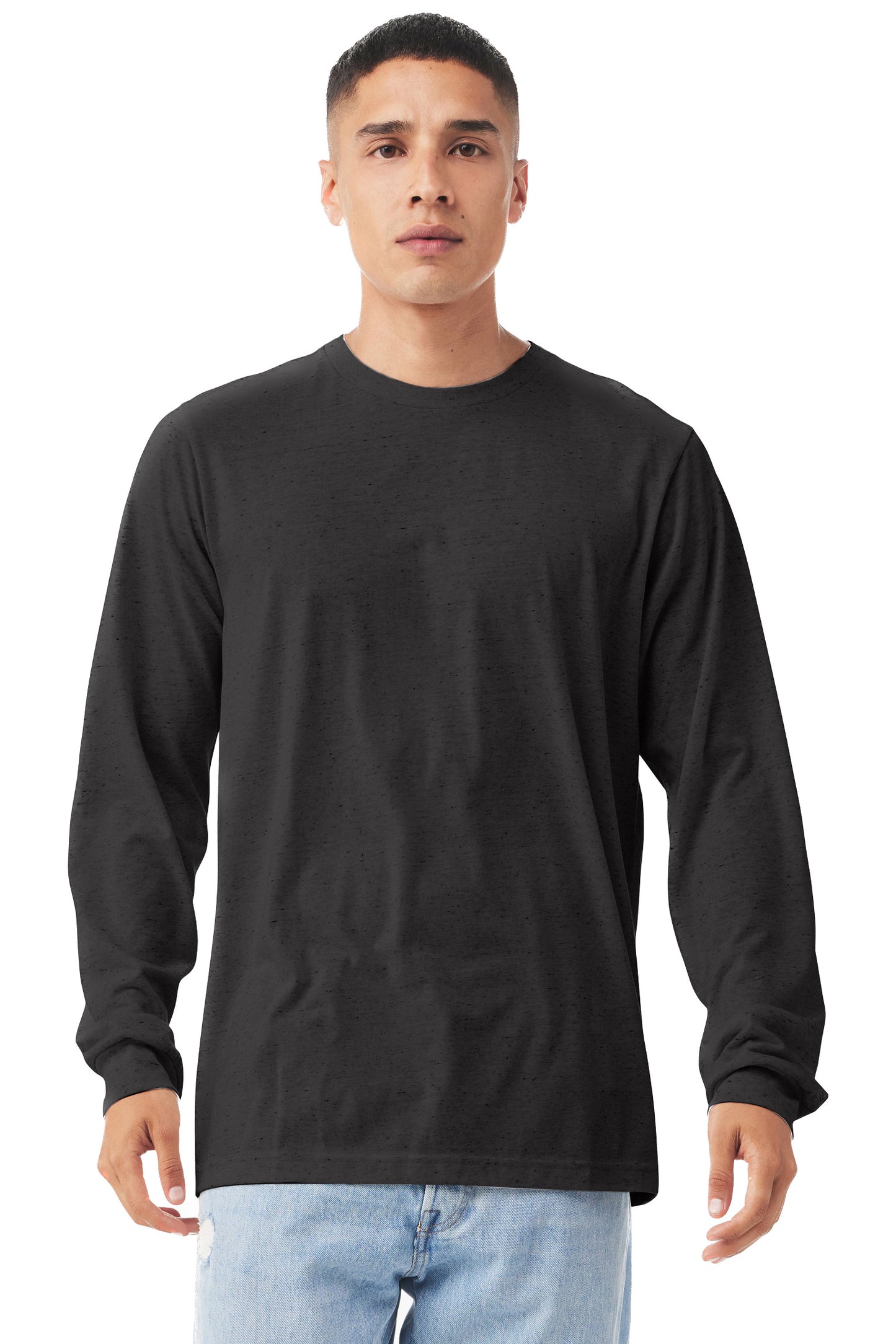 Unisex Jersey Long-Sleeve T-Shirt - Heather Dark Gray