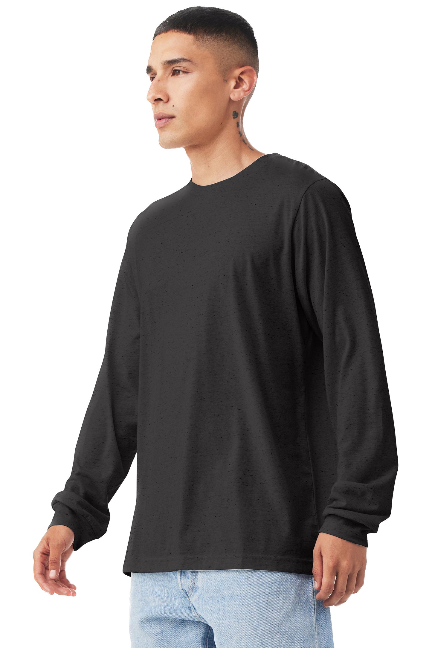 Unisex Jersey Long-Sleeve T-Shirt - Heather Dark Gray