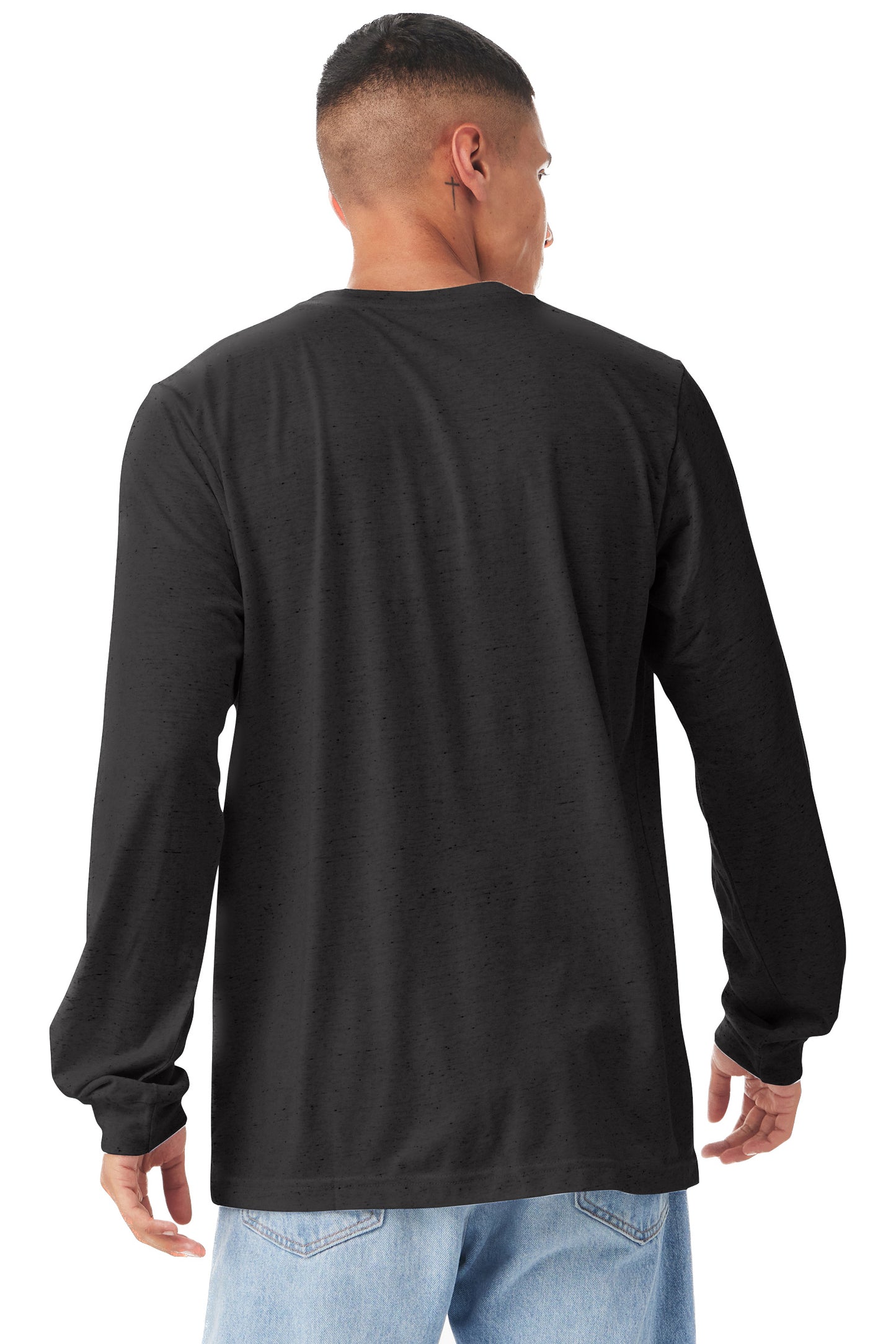 Unisex Jersey Long-Sleeve T-Shirt - Heather Dark Gray