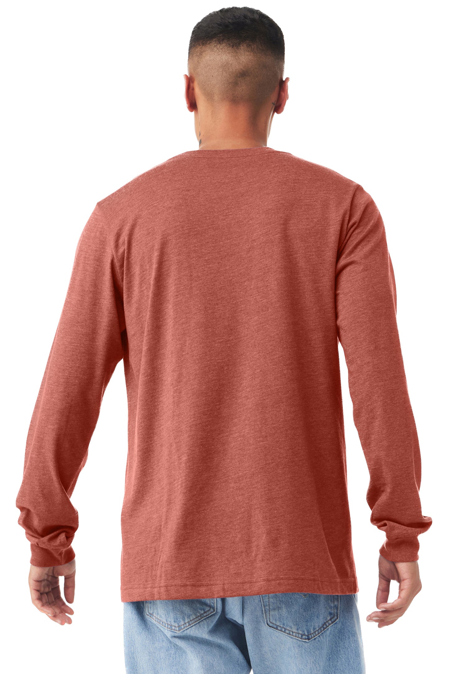 Unisex Jersey Long-Sleeve T-Shirt - Heather Clay