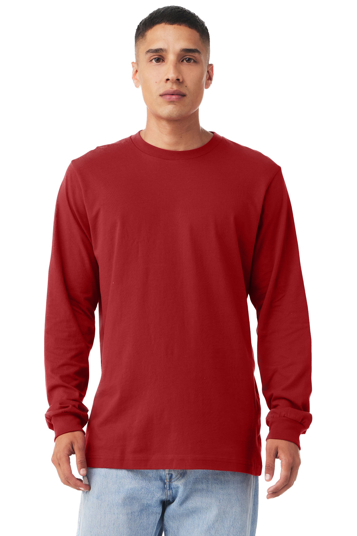 Unisex Jersey Long-Sleeve T-Shirt - Canvas Red