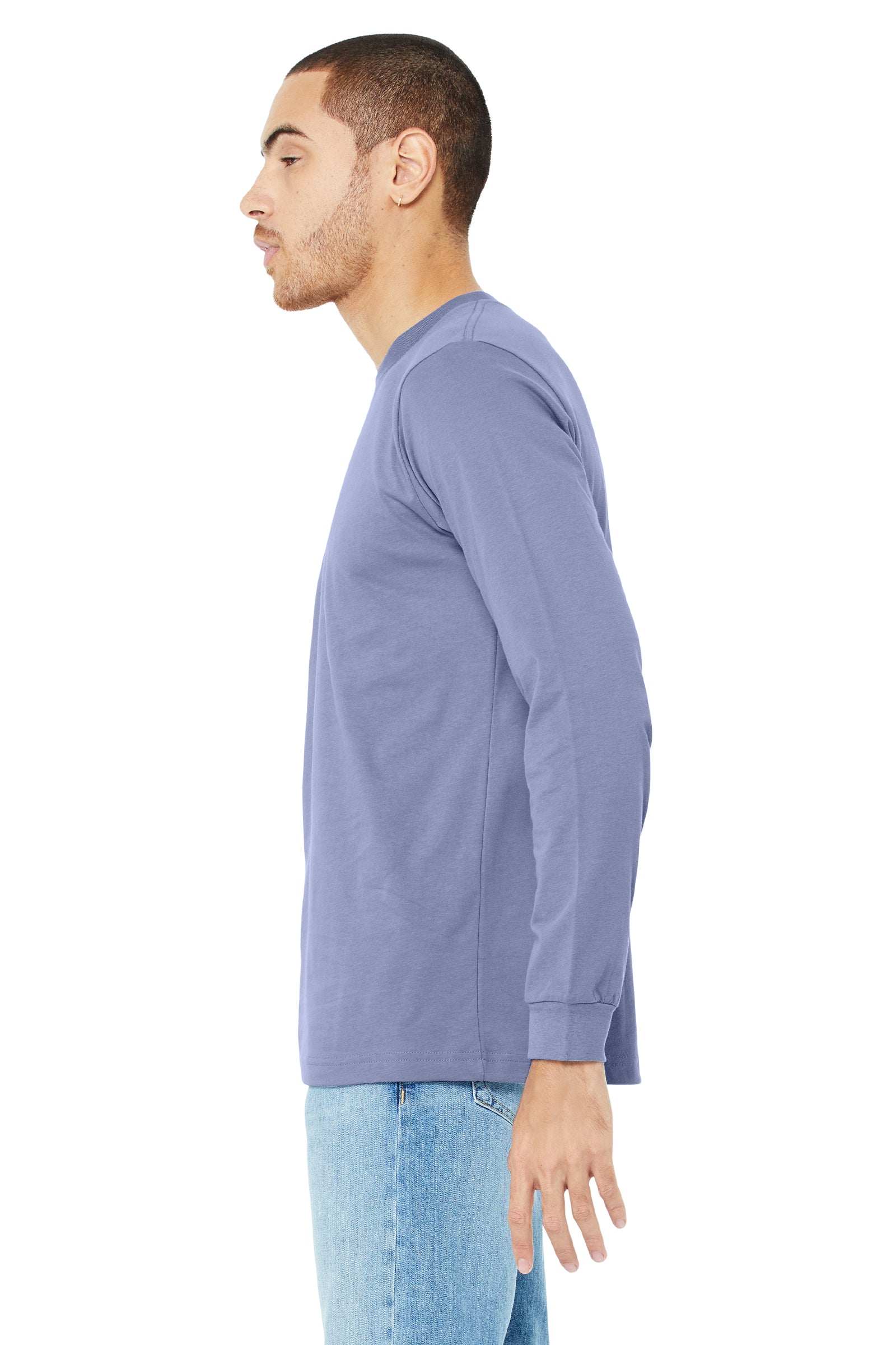 Unisex Jersey Long-Sleeve T-Shirt - Lavender Blue