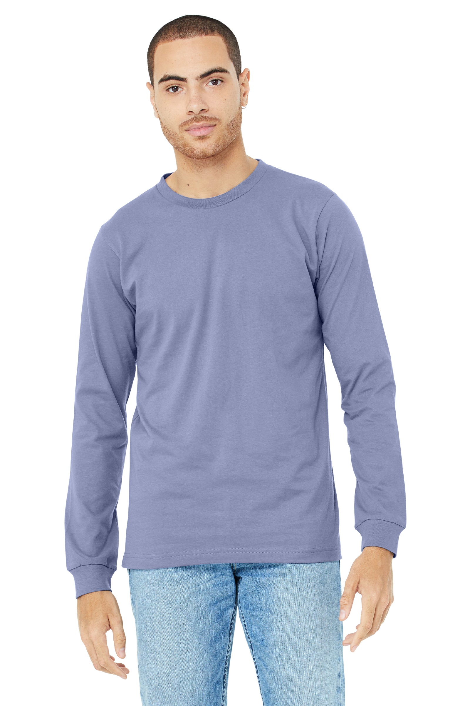 Unisex Jersey Long-Sleeve T-Shirt - Lavender Blue