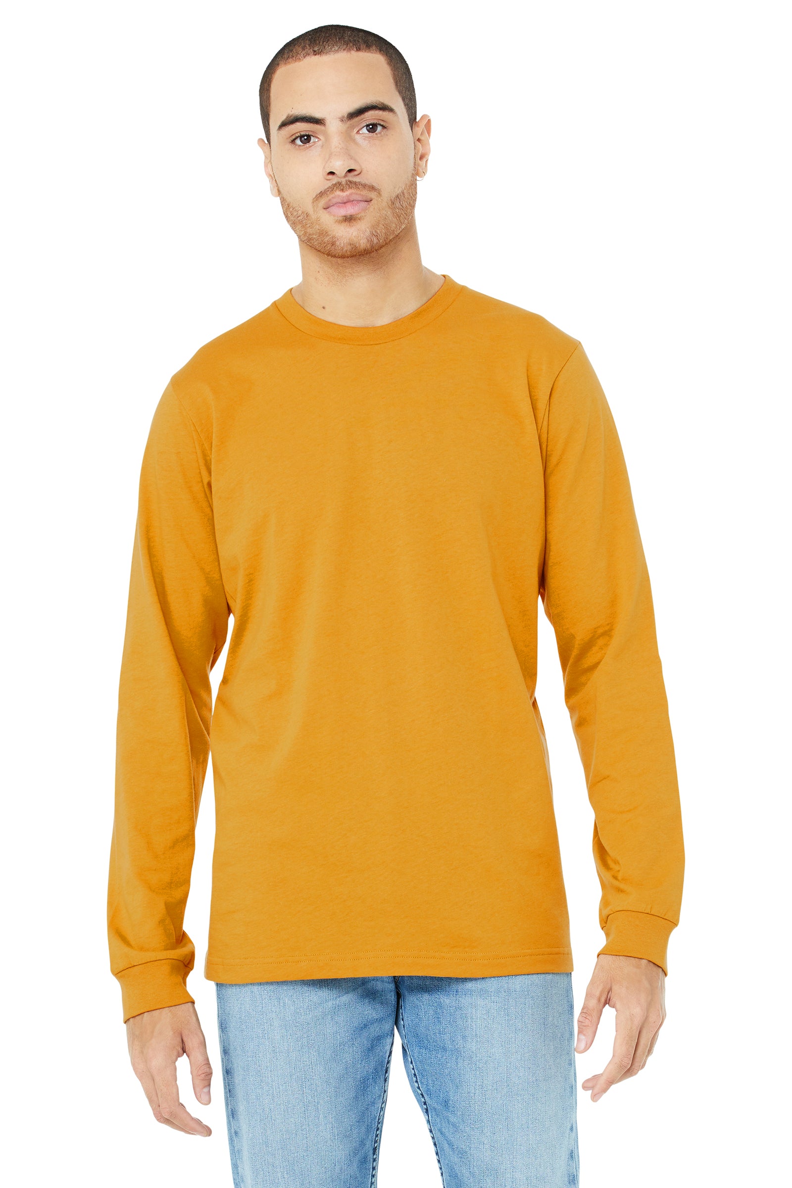 Unisex Jersey Long-Sleeve T-Shirt - Mustard