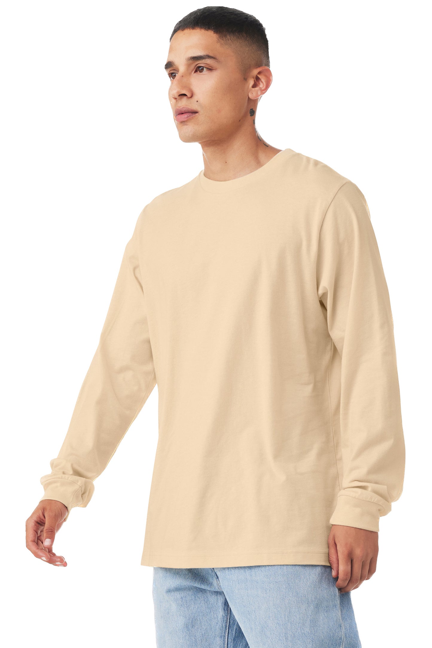 Unisex Jersey Long-Sleeve T-Shirt - Soft Cream