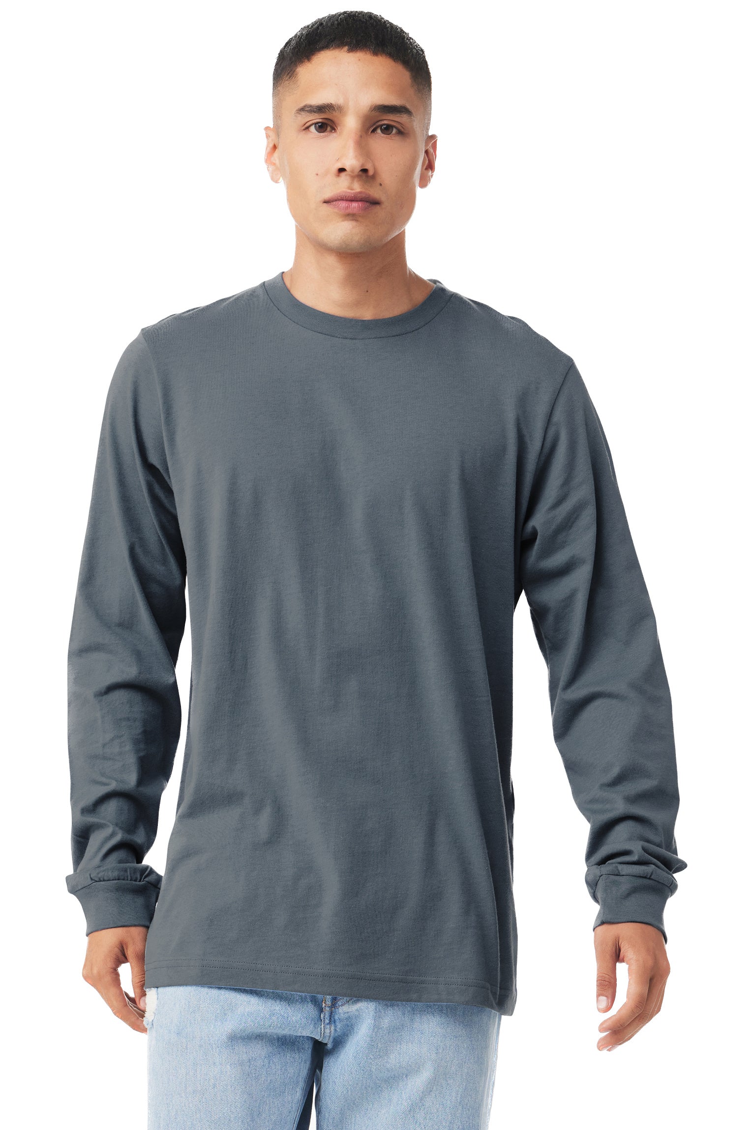 Unisex Jersey Long-Sleeve T-Shirt - Steel Blue