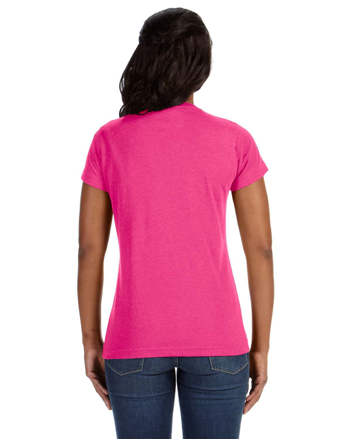Women's Fine Jersey T-Shirt - Vintage Hot Pink