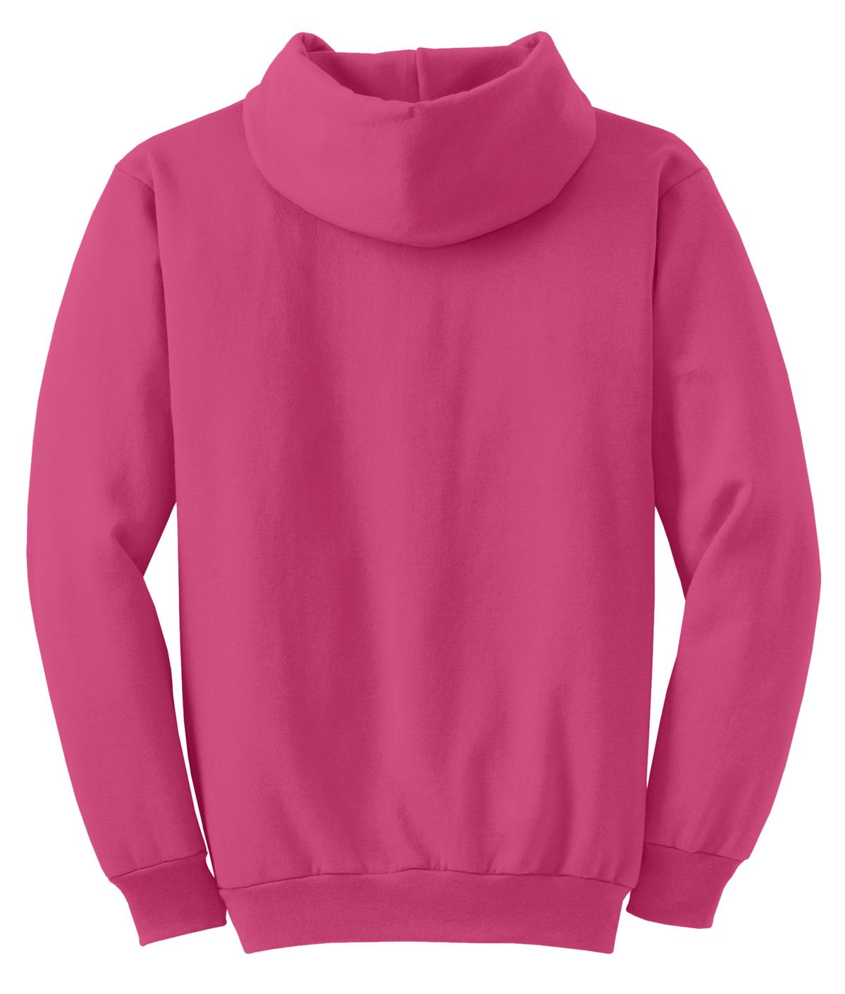 Unisex Core Fleece Pullover Hoodie - Sangria