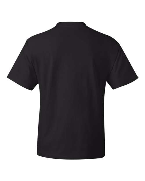 Hanes 518T Black — back