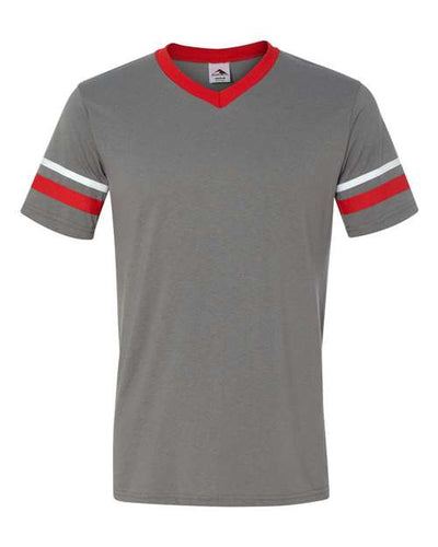 Augusta Sportswear 360 Graphite/ Red/ White — front