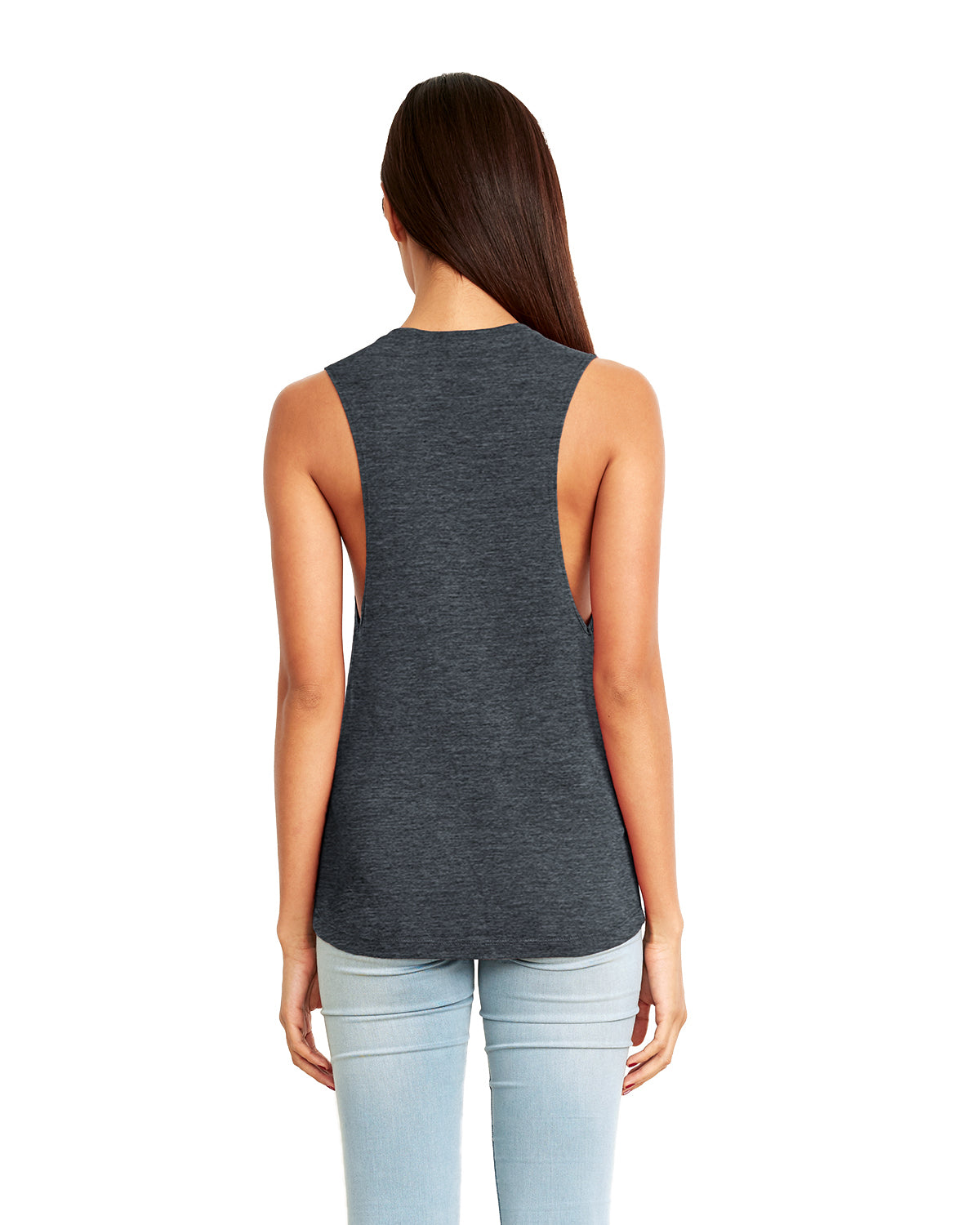 Women's Festival Muscle Tank - Antique Denim