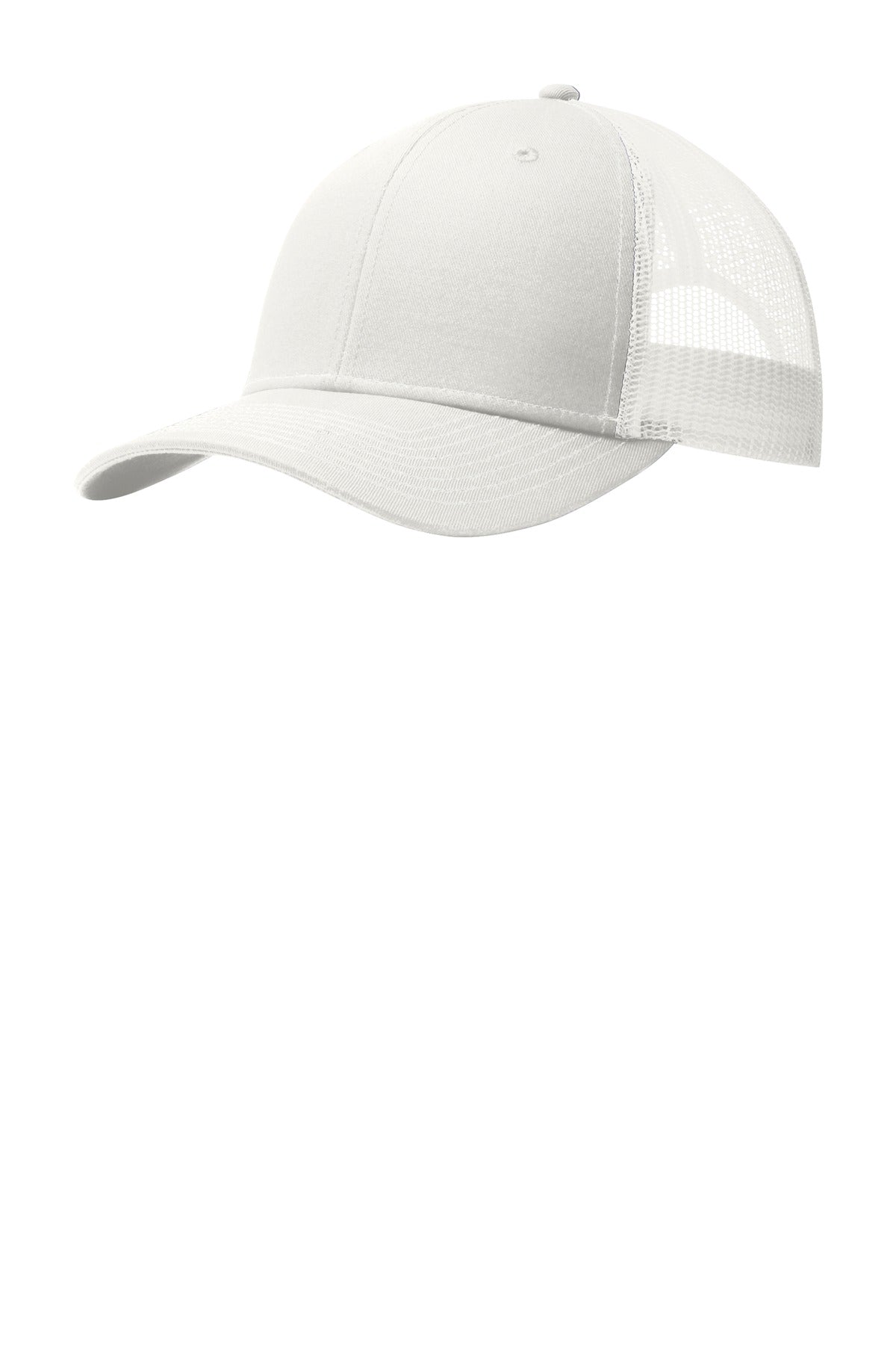 Snapback Trucker Cap - White