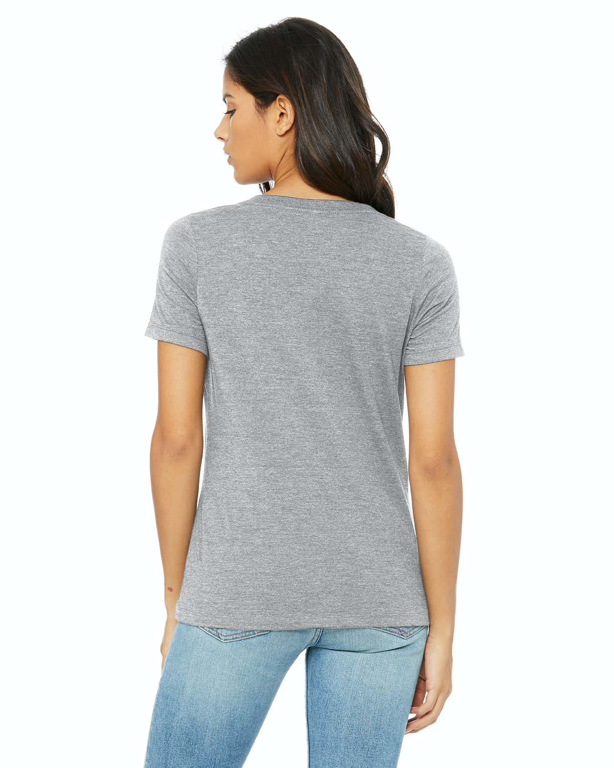 Women's Relaxed Jersey V-Neck T-Shirt - Heather Athletic