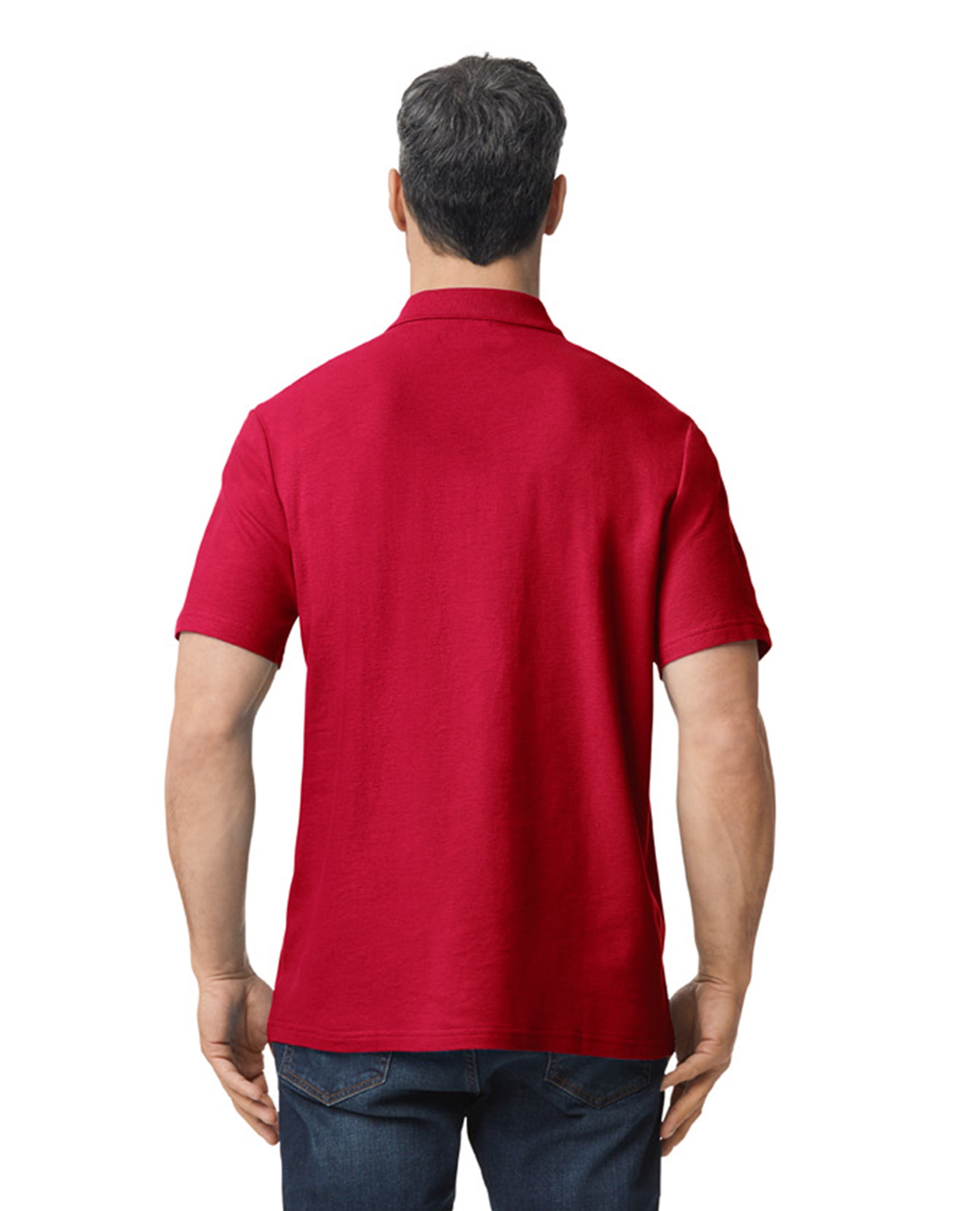 Softstyle Unisex Pique Polo - Cherry Red
