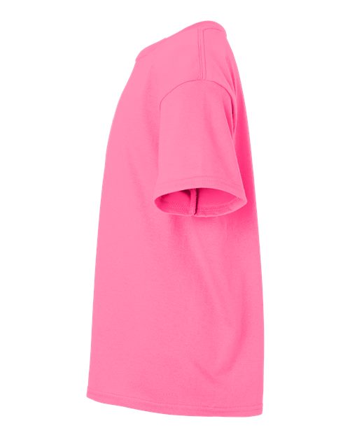 Gildan 2000B Safety Pink — direct side
