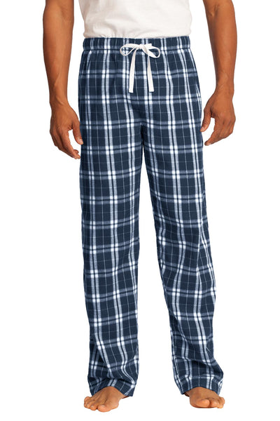 Unisex Flannel Plaid Pant - True Navy