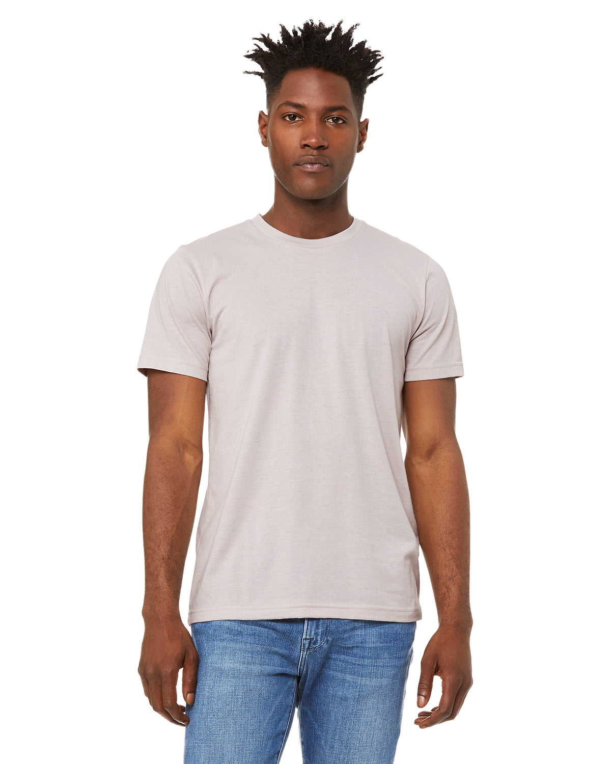 Unisex Heather CVC T-Shirt - Heather Cool Gray