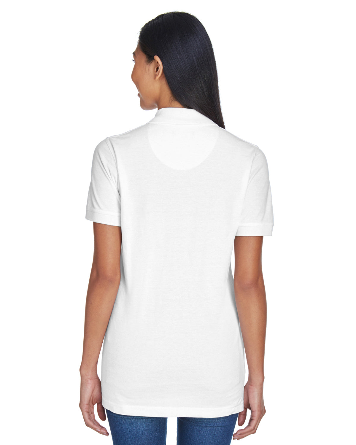 Women's Classic Piqué Polo - White