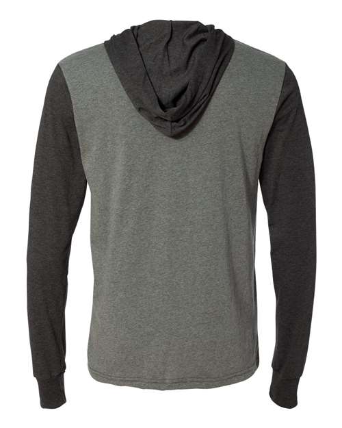 BELLA + CANVAS 3512 Deep Heather/ Dark Grey Heather — back