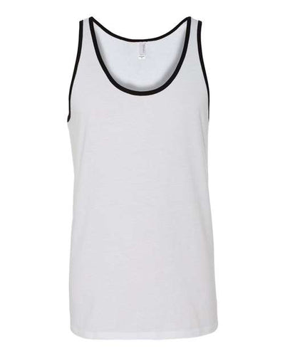 BELLA + CANVAS 3480 White/ Black — front