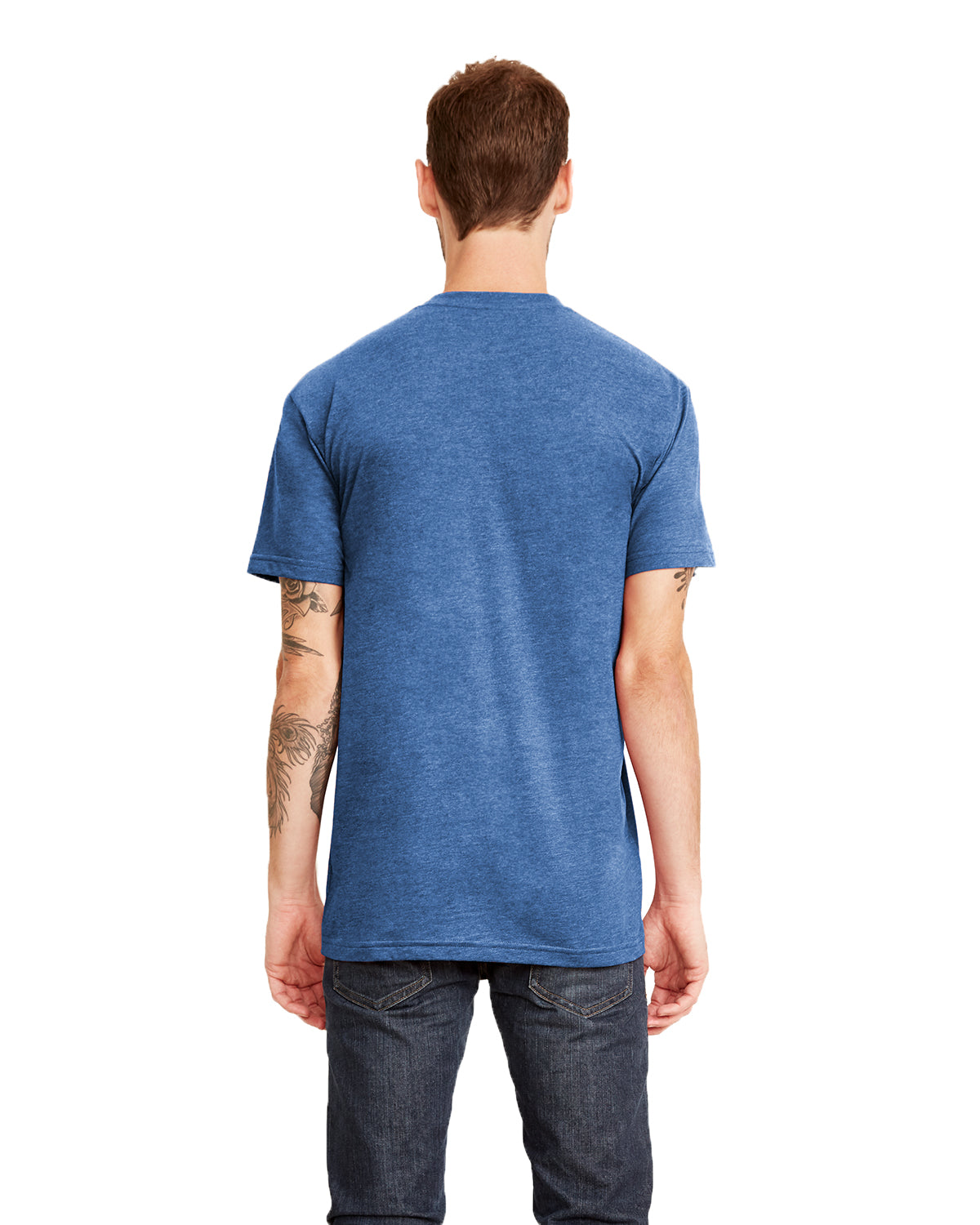 Men's Sueded Crew - Heather Cool Blue