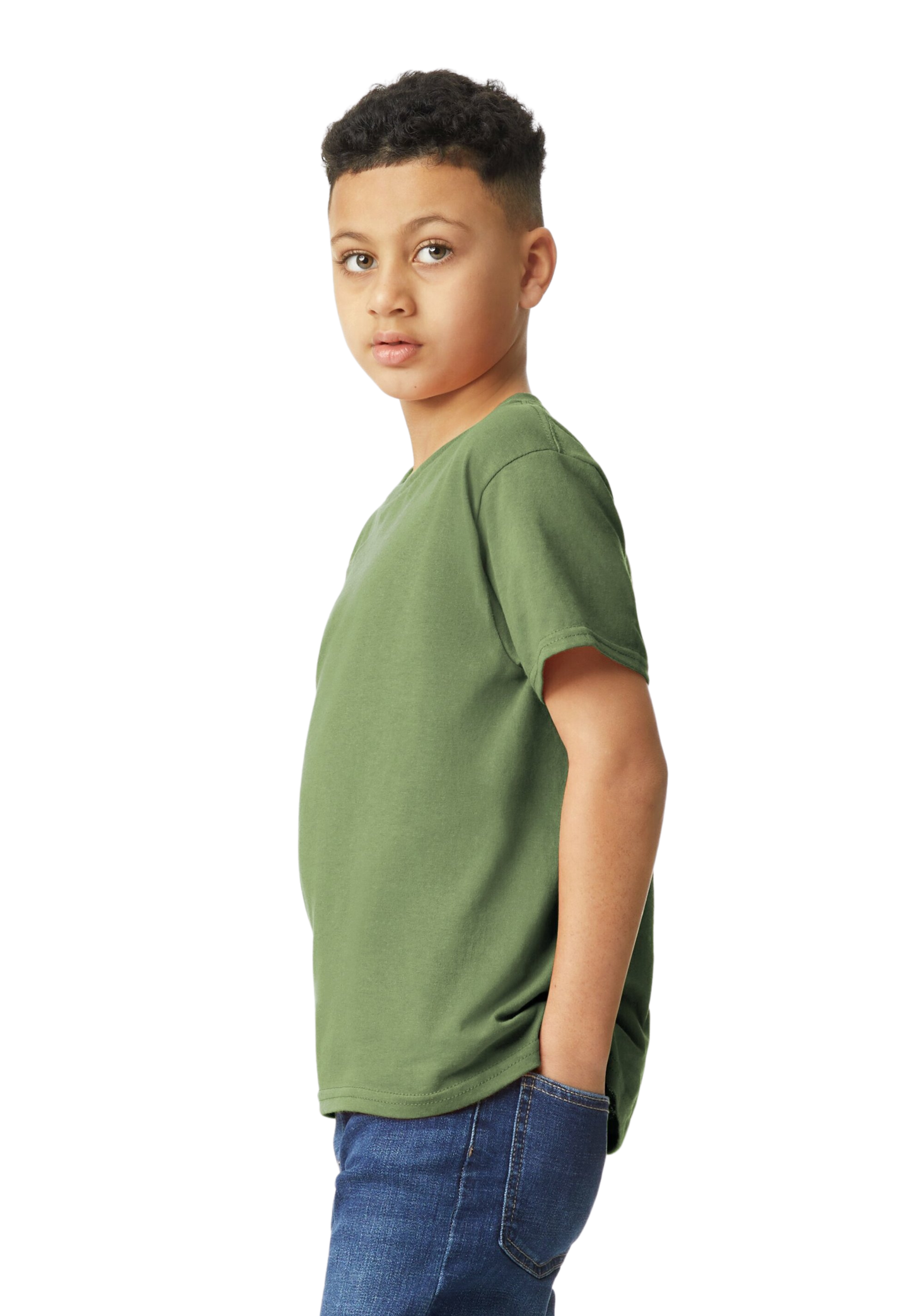 Youth Heavy Cotton��� T-Shirt - Military Green