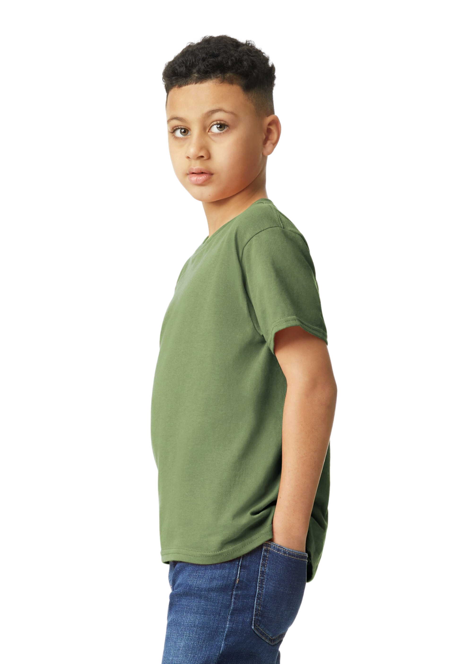 Youth Heavy Cotton��� T-Shirt - Military Green