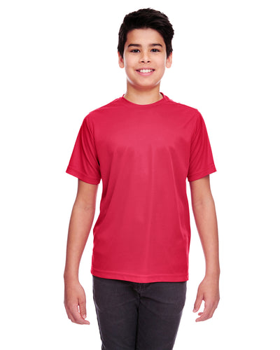 Youth Cool & Dry Sport Performance Interlock T-Shirt - Cardinal