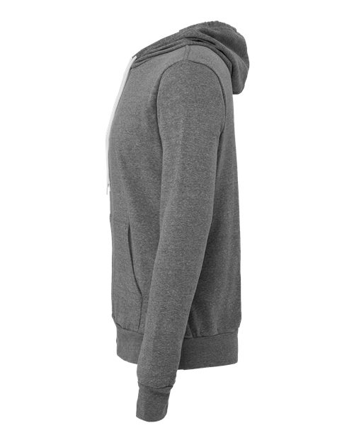 BELLA + CANVAS 3719 Deep Heather — direct side
