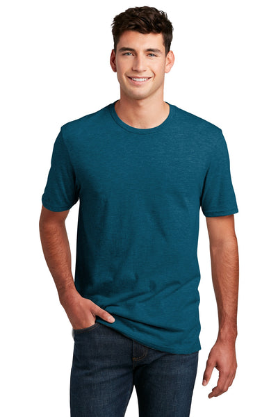 Unisex Perfect Blend Tee - Deep Turquoise Fleck
