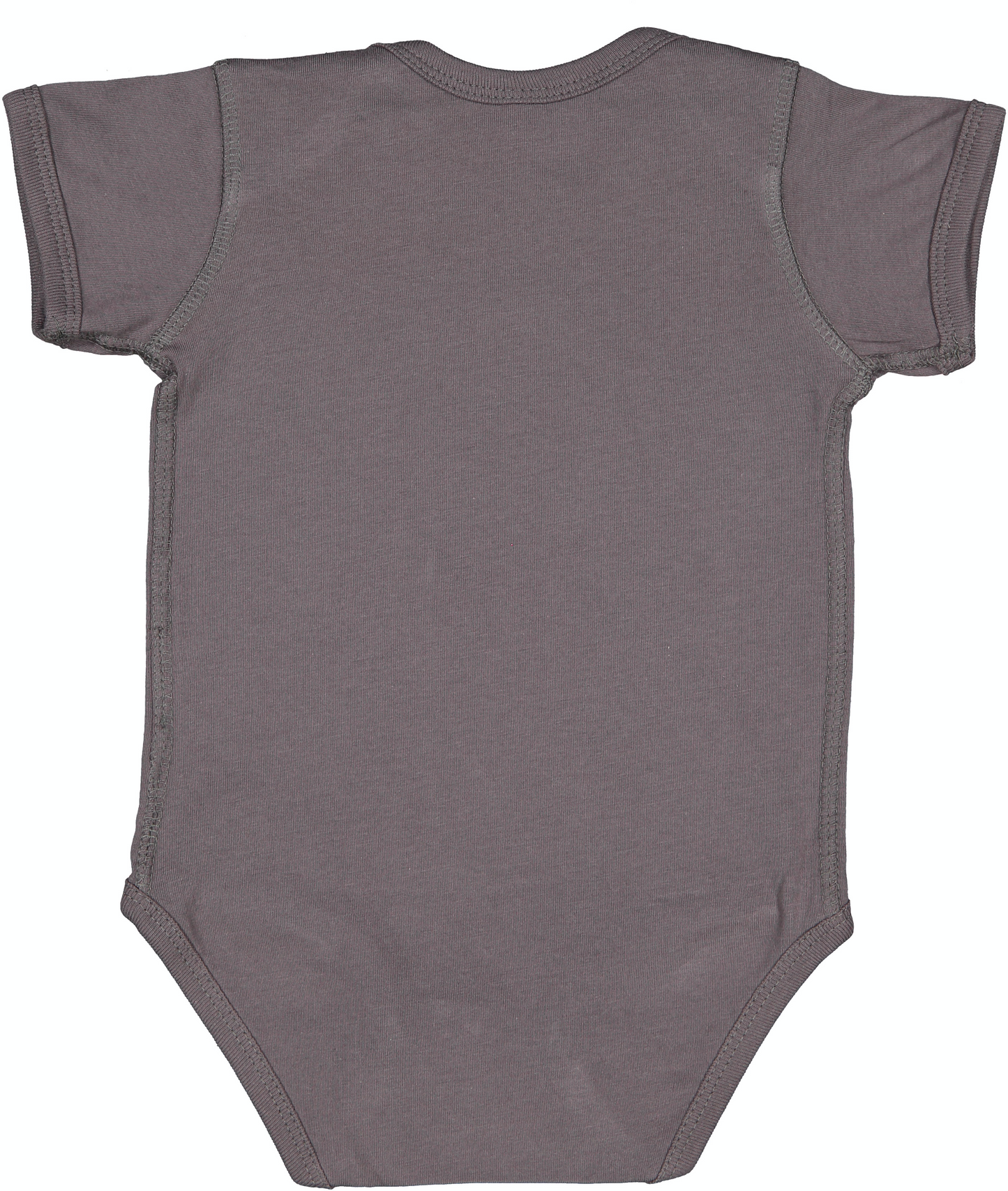 Infant Fine Jersey Bodysuit - Charcoal