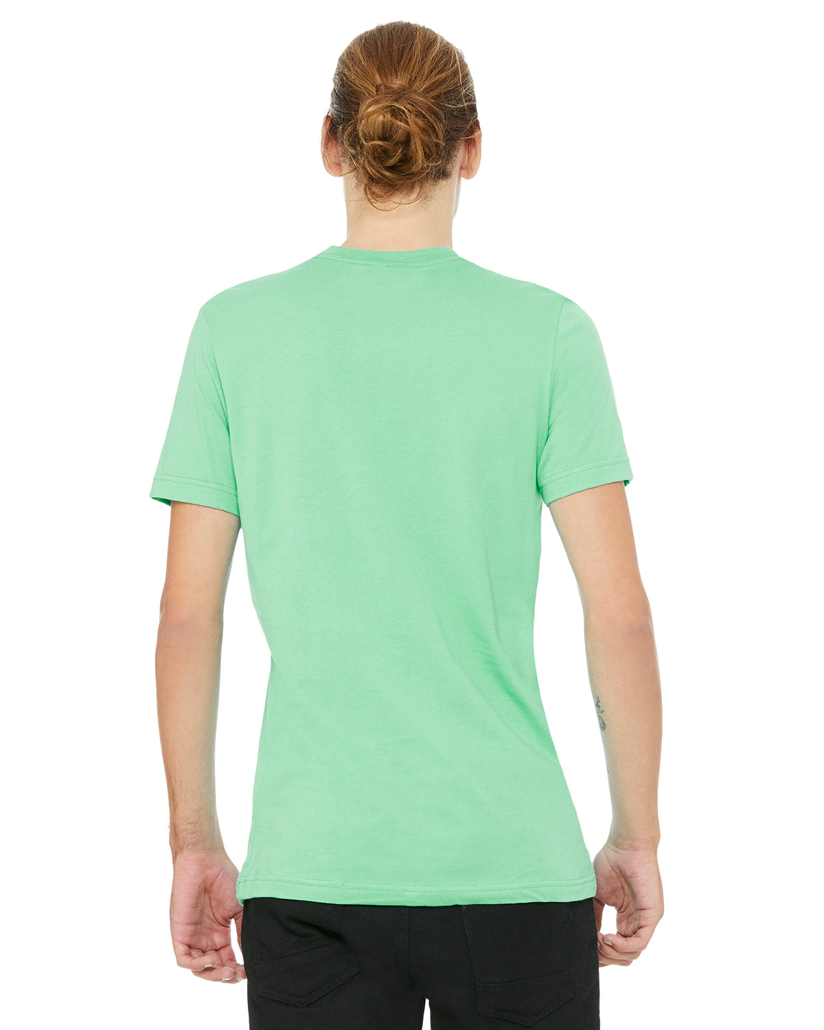 Unisex Heather CVC T-Shirt - Heather Mint
