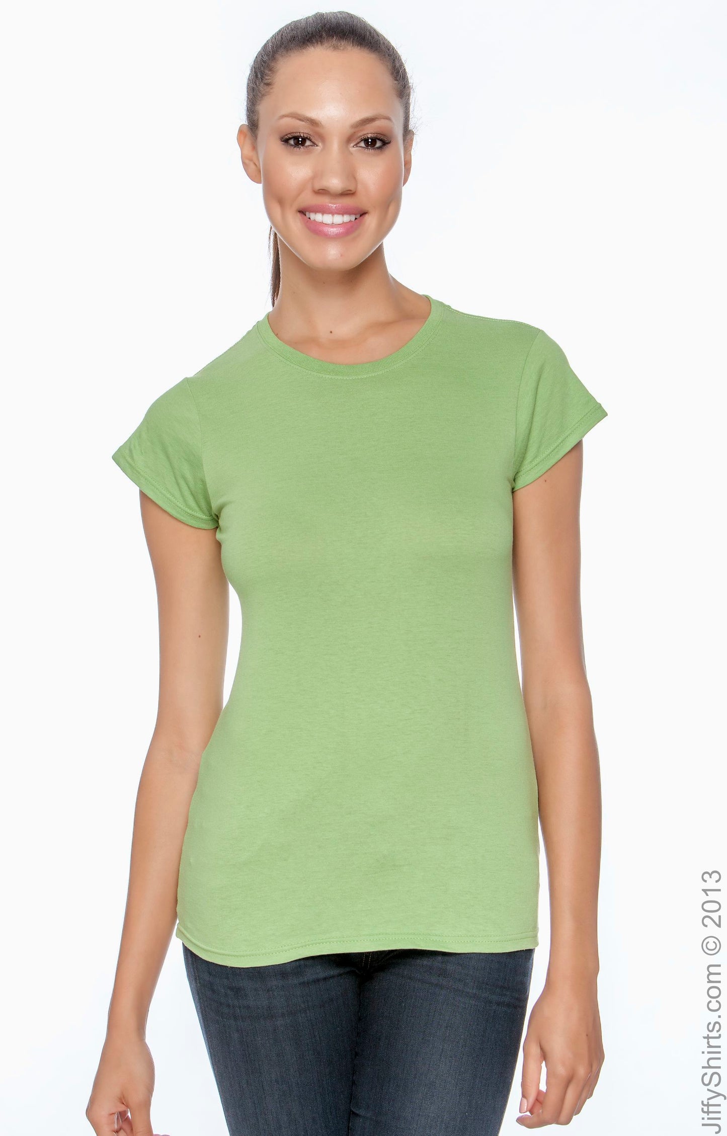 Women's Softstyle® Fitted T-Shirt - Kiwi