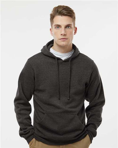 J. America 8620 Charcoal Heather — on model front