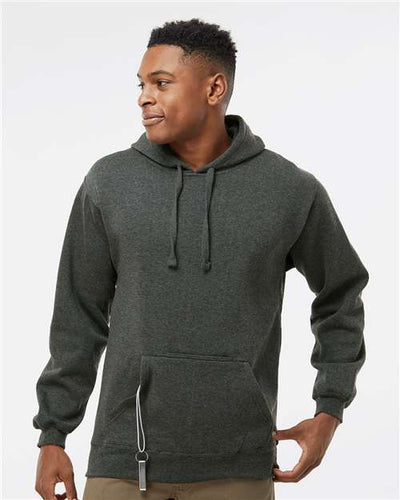 J. America 8815 Charcoal Heather — on model front