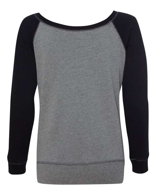 BELLA + CANVAS 7501 Deep Heather/ Black — back