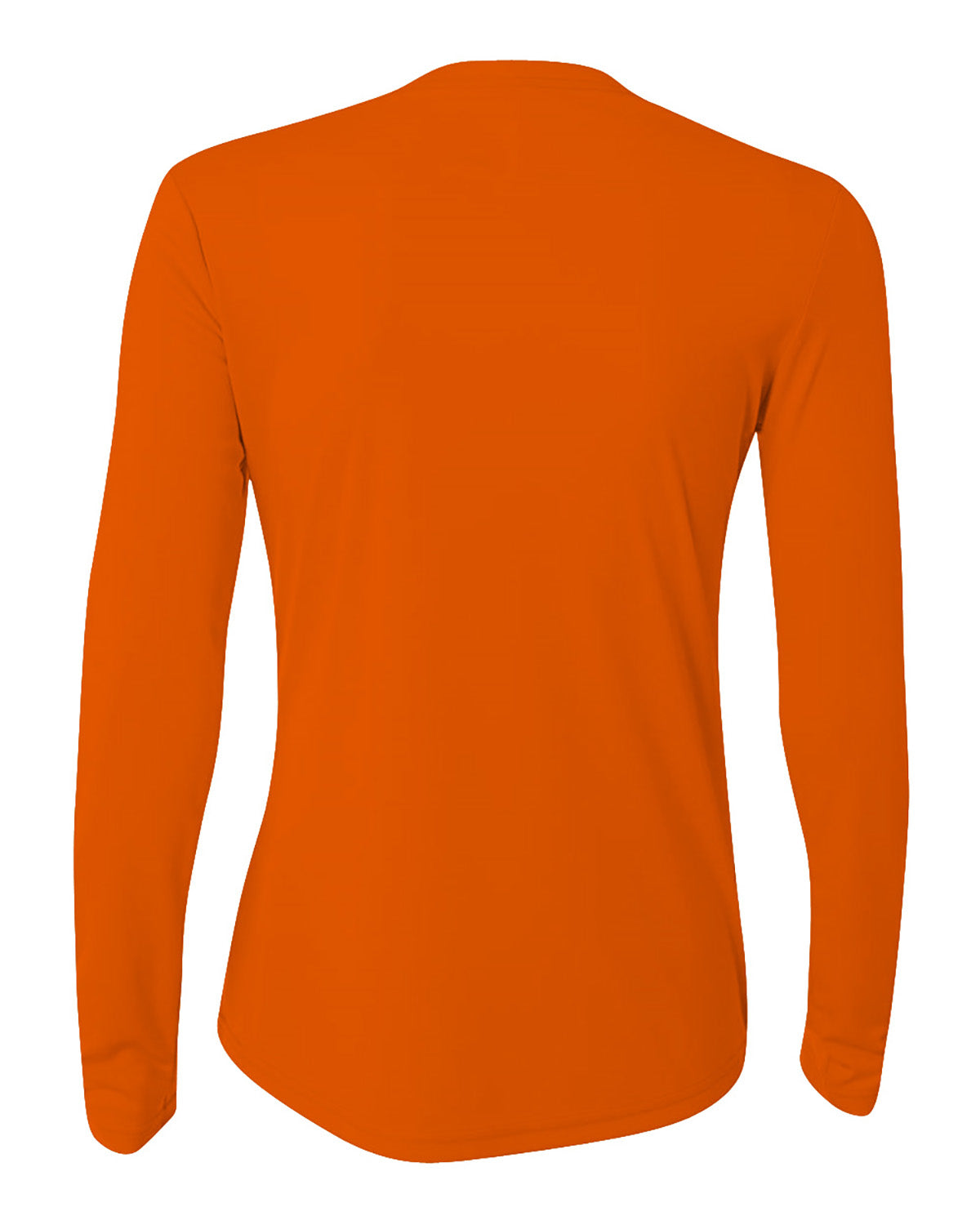 Women's Long Sleeve Cooling Performance Crew Shirt - Safetyorange