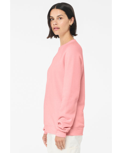 Unisex Sponge Fleece Raglan Sweatshirt - Pink