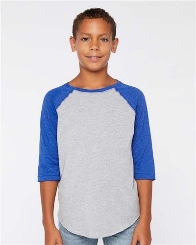 LAT 6130 Vintage Heather/ Vintage Royal — on model front