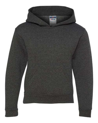 JERZEES 996YR Black Heather — front