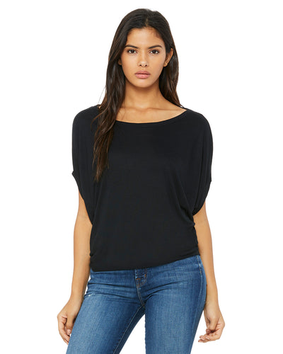Women's Flowy Circle Top - Black
