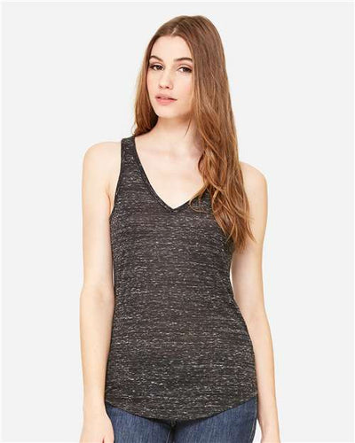 BELLA + CANVAS 8805 Black Marble — on model front
