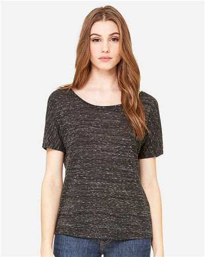 BELLA + CANVAS 8816 Black Marble — on model front