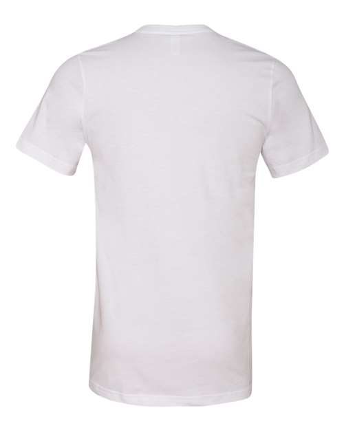 BELLA + CANVAS 3021 White/ Athletic Heather — back