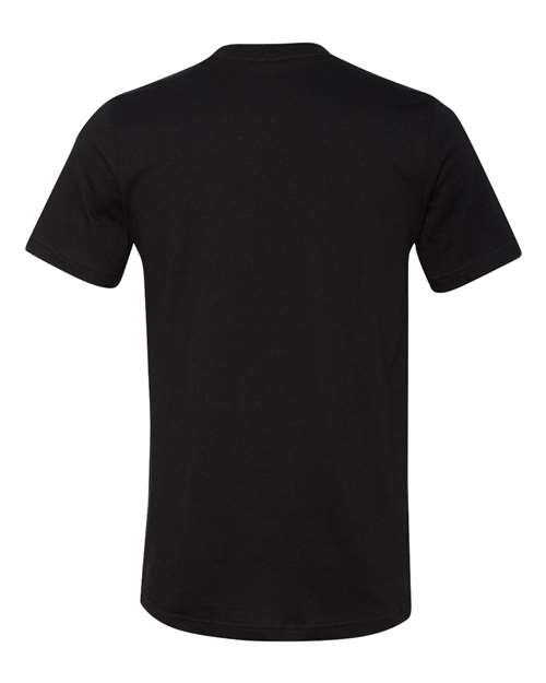BELLA + CANVAS 3021 Black/ Deep Heather — back