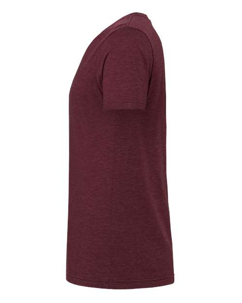 BELLA + CANVAS 3413 Maroon Triblend — direct side