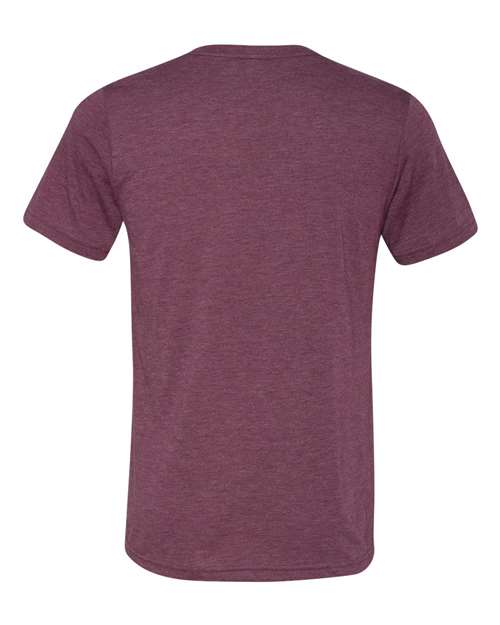 BELLA + CANVAS 3415 Maroon Triblend — back